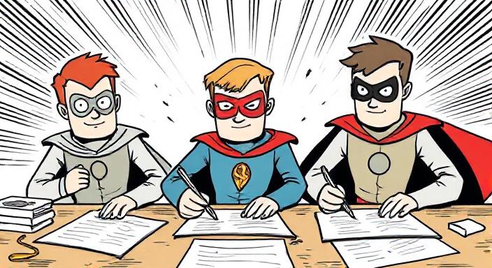 Comic Style Ranking Illustration